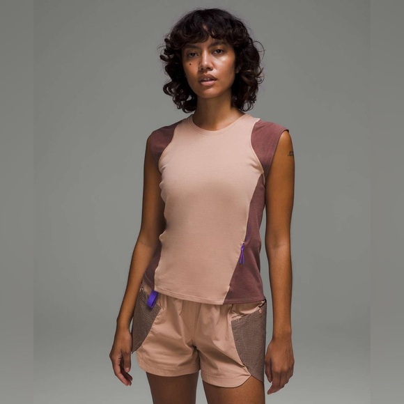 lululemon athletica Tops - Lululemon Cap Sleeve Hiking Top Small